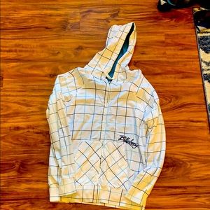 Billabong zip jacket (white and blue)